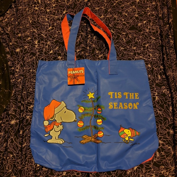 Snoppy Xmas bag *NEW - Picture 1 of 3